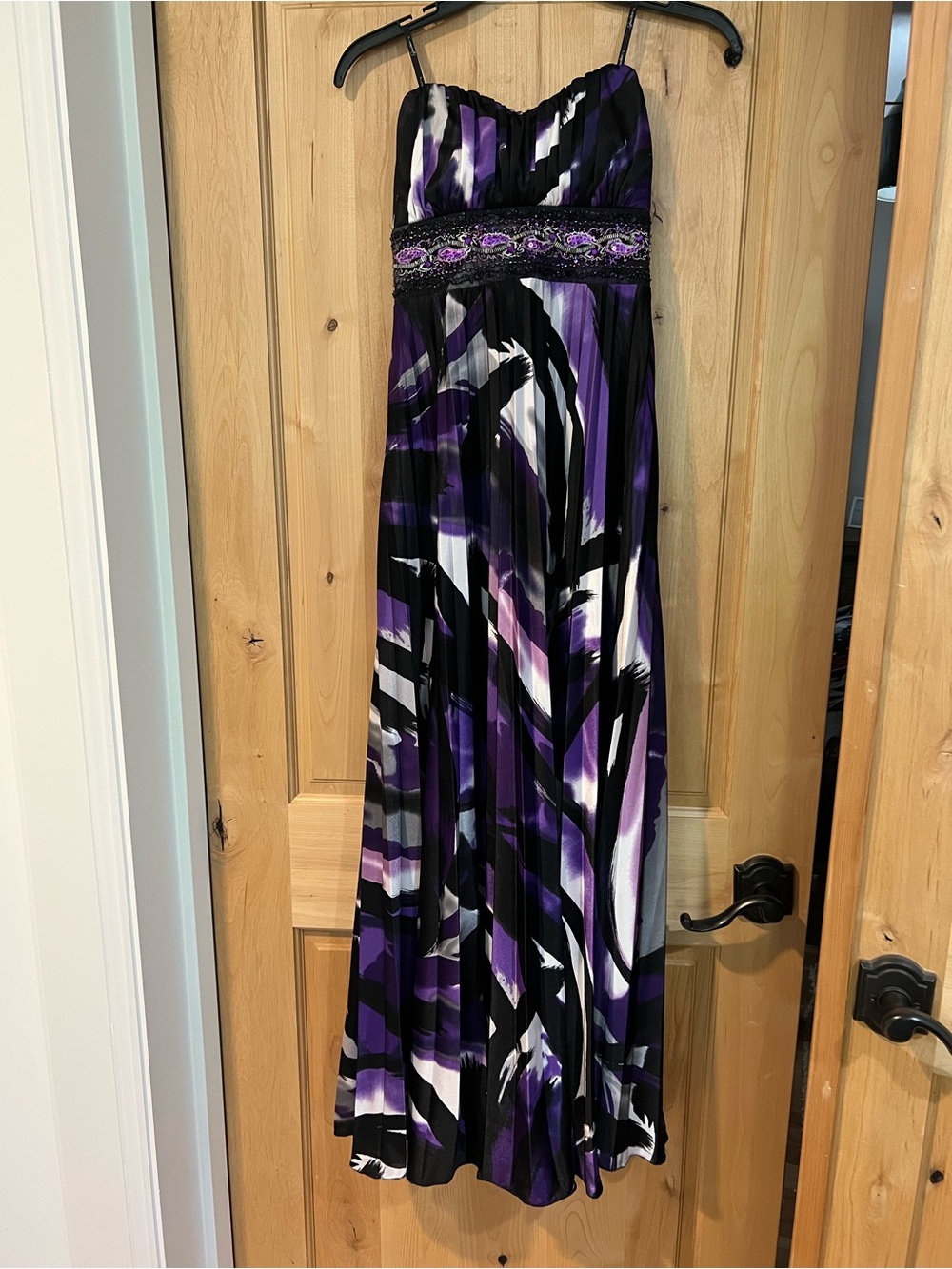 Strapless Beaded Empire Maxi Dress- Perfect For A Big Event!